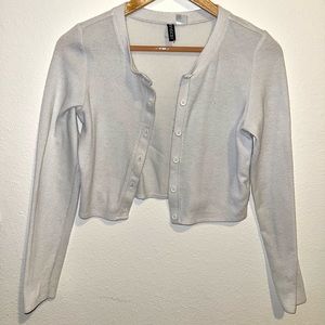 Cute Off White Cardigan Size SMALL